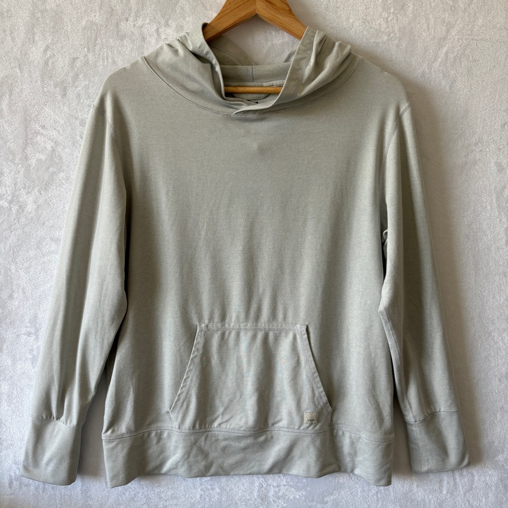 Vuori Light Gray Hoodie Sweatshirt